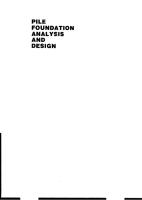 Pile Foundation Analysis and Design  .  H .G..Poulos & E..H. Davis    تصميم وتحليل البايل .pdf