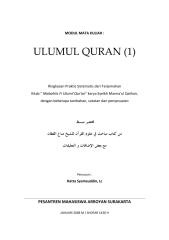 modul ulumul qur'an.pdf