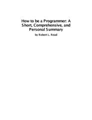 How To Be A Programmer.pdf
