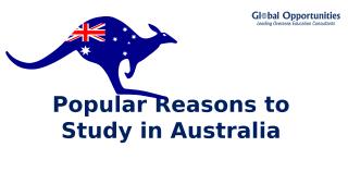 Popular Reasons to Study in Australia.pptx