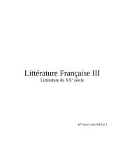 Littérature Française III (1).doc